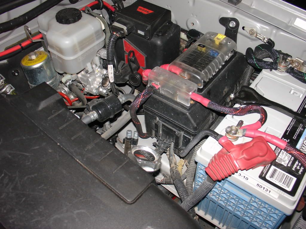 Winch solenoid relocation let